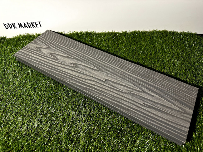 Террасная доска дпк WPC rotten Светло-серый