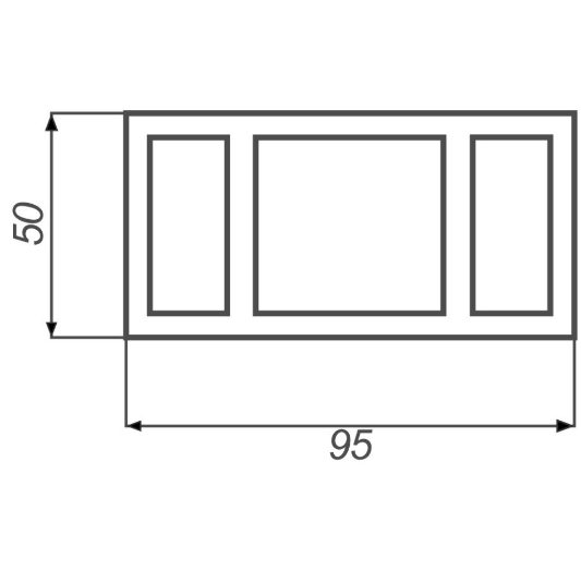 Перила нижние из ДПК Faynag Wood  Слоновая кость